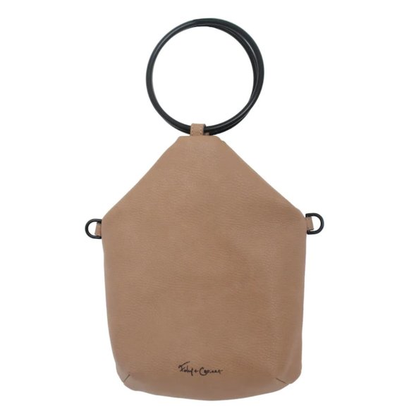 NWOT Foley + Corinna JITNIE RING BAG IN TAN Vegan Leather Crossbody Purs… - Picture 3 of 12